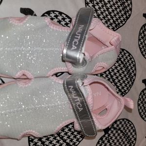 Toddler girls nautica pink aqua shoes